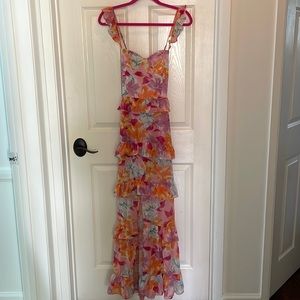 WAYF Maxi Floral Dress